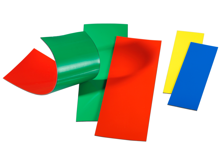 Plaquettes magnétiques des deux côtés bicolores